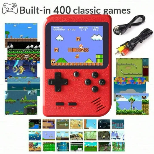 Dětská kapesní herní konzole s retro klasickými hrami